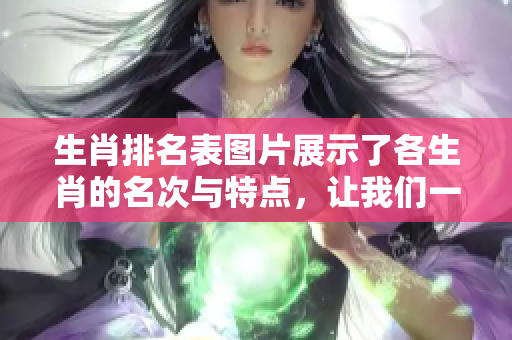 生肖排名表图片展示了各生肖的名次与特点，让我们一起了解这些动物的魅力。