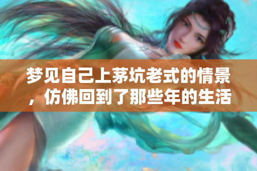梦见自己上茅坑老式的情景，仿佛回到了那些年的生活片段