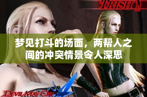 梦见打斗的场面，两帮人之间的冲突情景令人深思