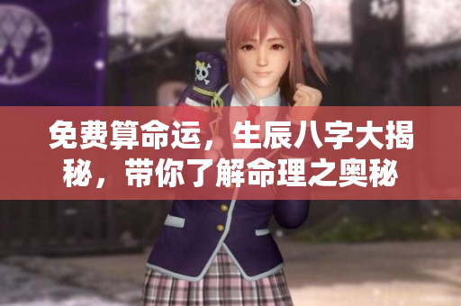 免费算命运，生辰八字大揭秘，带你了解命理之奥秘