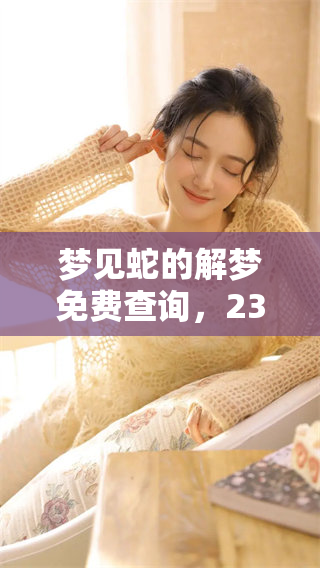 梦见蛇的解梦免费查询，2345原版带你了解梦的深意