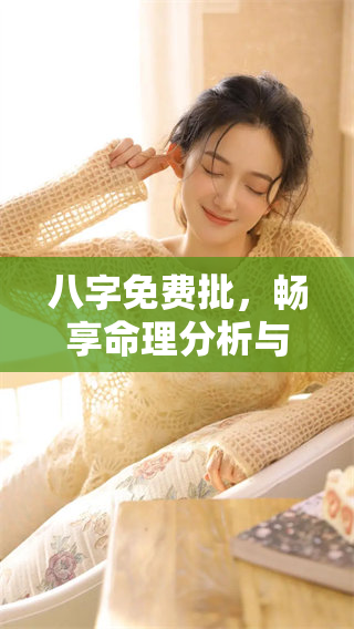 八字免费批，畅享命理分析与人生指导服务