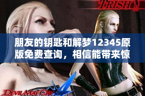 朋友的钥匙和解梦12345原版免费查询，相信能带来惊喜与启示