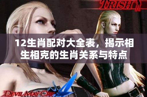 12生肖配对大全表，揭示相生相克的生肖关系与特点