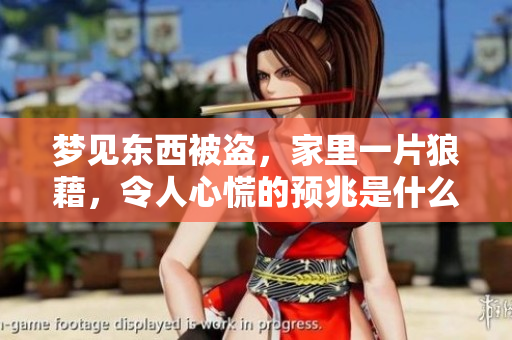 梦见东西被盗，家里一片狼藉，令人心慌的预兆是什么呢