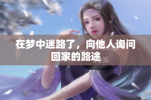 在梦中迷路了，向他人询问回家的路途