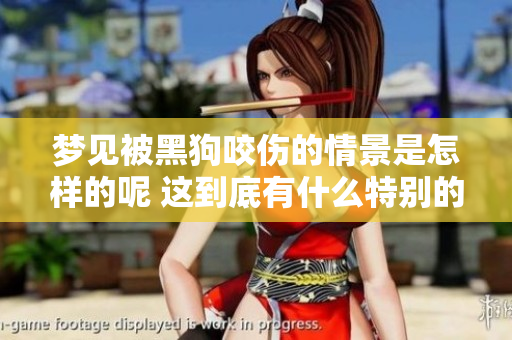 梦见被黑狗咬伤的情景是怎样的呢 这到底有什么特别的寓意吗