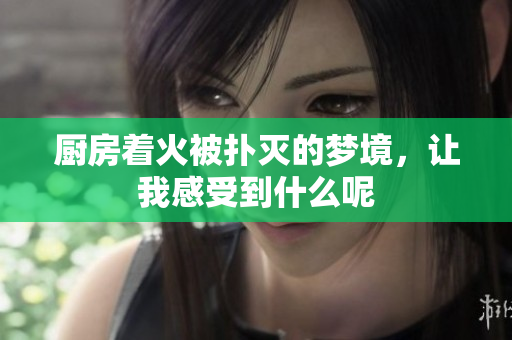 厨房着火被扑灭的梦境，让我感受到什么呢