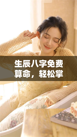 生辰八字免费算命，轻松掌握八字算命的奥秘与技巧