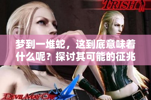 梦到一堆蛇，这到底意味着什么呢？探讨其可能的征兆与含义